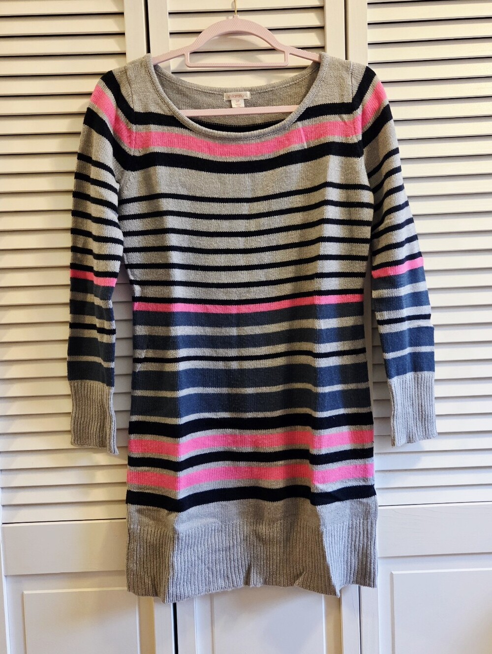 Target Xhilaration Striped Sweater Tunic Dress S